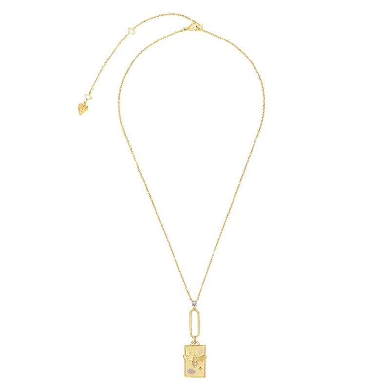 Колье Летнее Солнцестояние – Золотая пчела