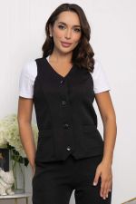 Жилет Мэнсфилд (черный) Б14085-13М LT Collection