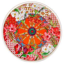 Тортовница на ножке "Secret Garden" d=31см. h=10см (фарфор) (подарочная упаковка)