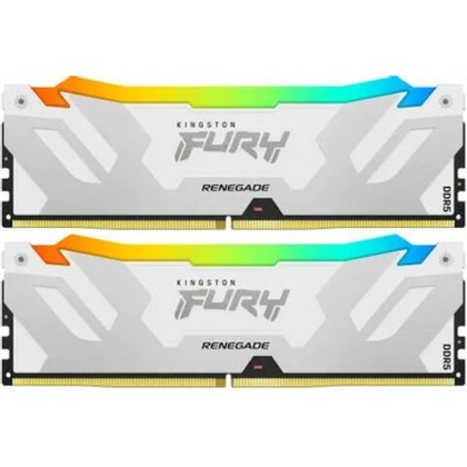 Оперативная память Kingston Fury Renegade Silver/White RGB XMP KF572C38RWAK2-32