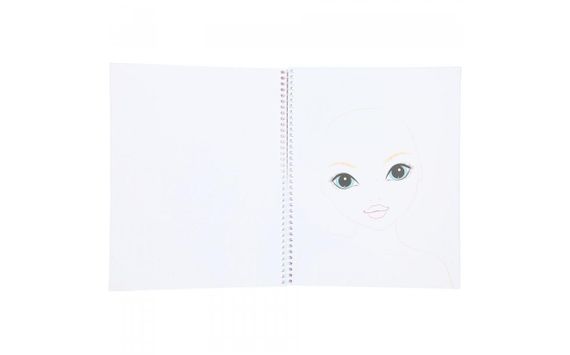 TOPModel Make-Up Colouring Book