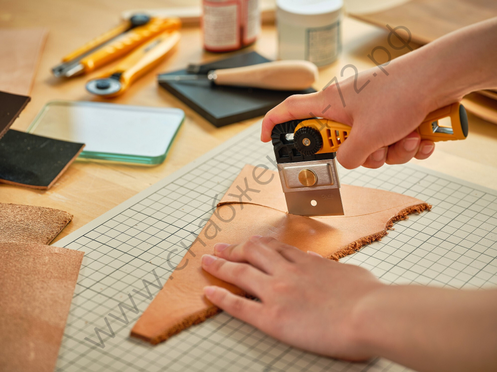 OLFA Hobby Craft Models, для реза кожи, нож-скребок (OL-BTC-1/DX)