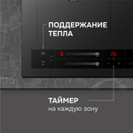 Стеклокерамическая варочная панель Zigmund & Shtain CI 24.4 B