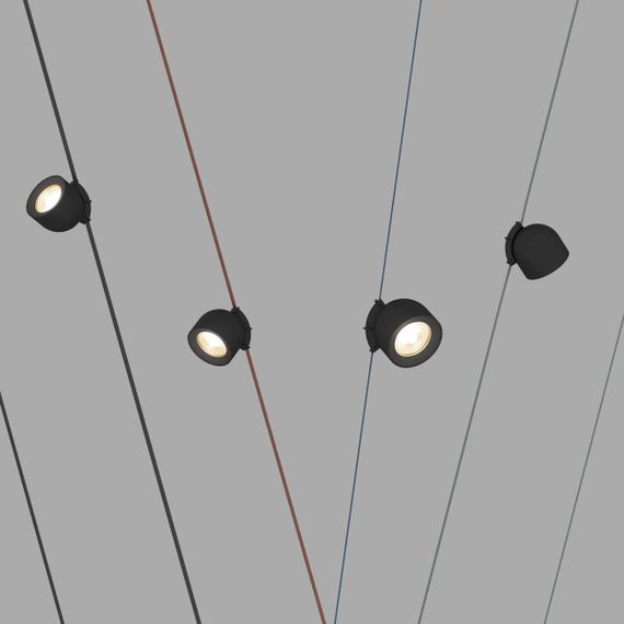 Трековый светодиодный светильник Denkirs Belty Spot DK5541-BK