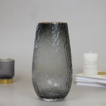 Ваза стеклянная «Каролина» 12*20см зеленая