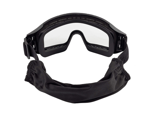 Маска стрелковая ShotTime Puma, защитная, чёрная, линза прозрачная