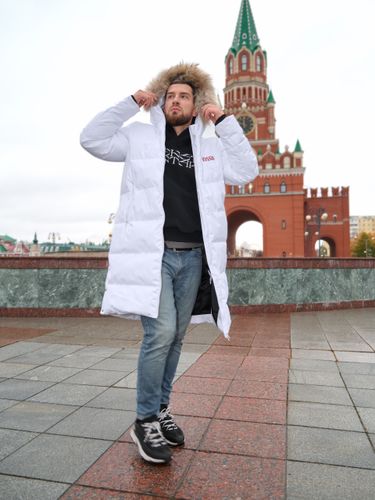 Пуховик мужской удлиненный 