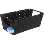 Корзина для хранения «ФАРТЕГО», цвет черный, 30*16,5*11,5см (лейбл Селфи)