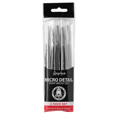 Angelus набор кистей Micro Detail set of Five 799-5-101