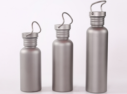Бутылка для воды титановая (WolfTrail)