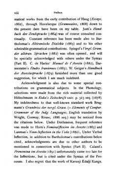 An Avesta grammar in comparison with Sanskrit. and the Avestan alphabet and its transcription. Part 1. Phonology, Inflection, Word-Formation. | Jackson A. Williams