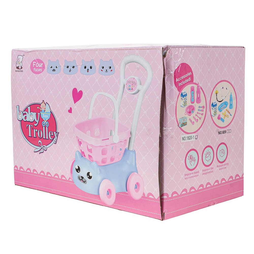 Тележка для супермаркета для супермаркета, коробка 1820-1