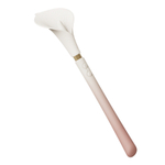 Двусторонний бежево-розовый вибромассажёр 24см для стимуляции клитора и G-зоны Zalo Calla Dual-Head Vibrating Stimulator Blossom Pink