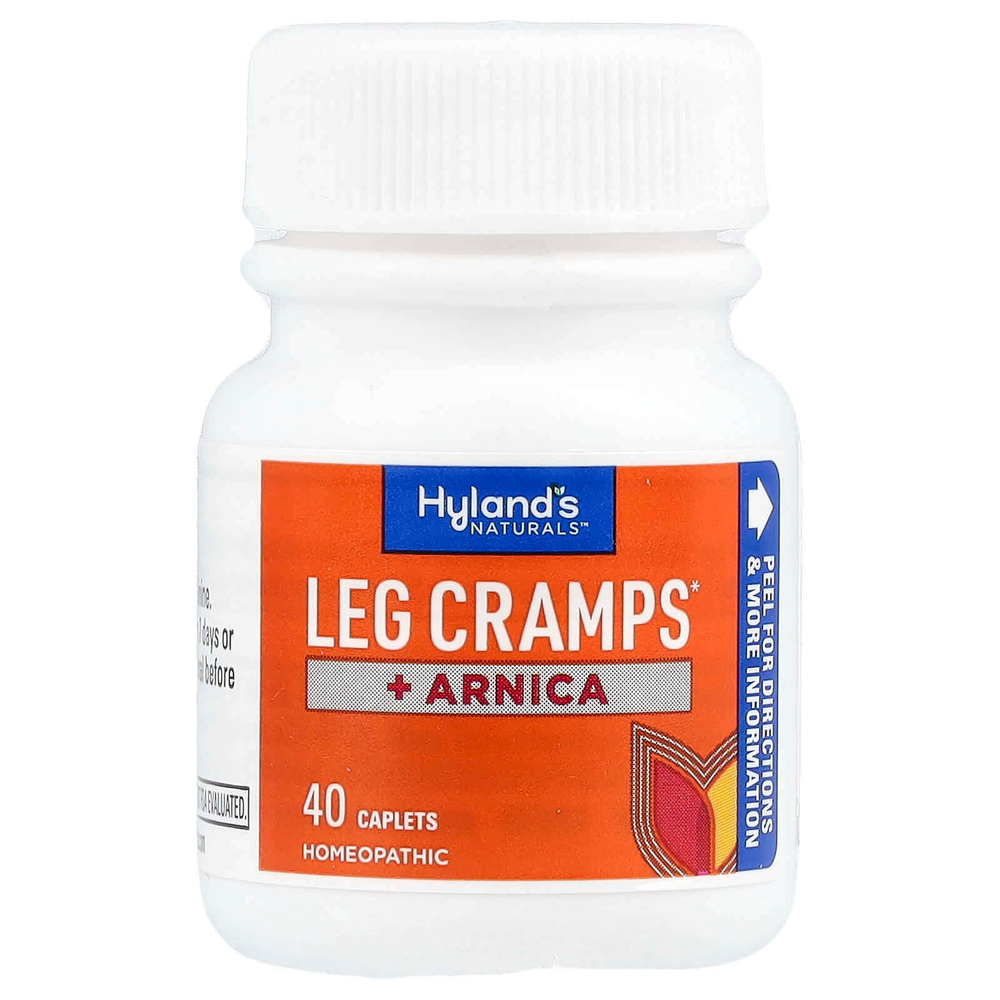 Hyland's Naturals, Судороги ног + арника, 40 капсул
