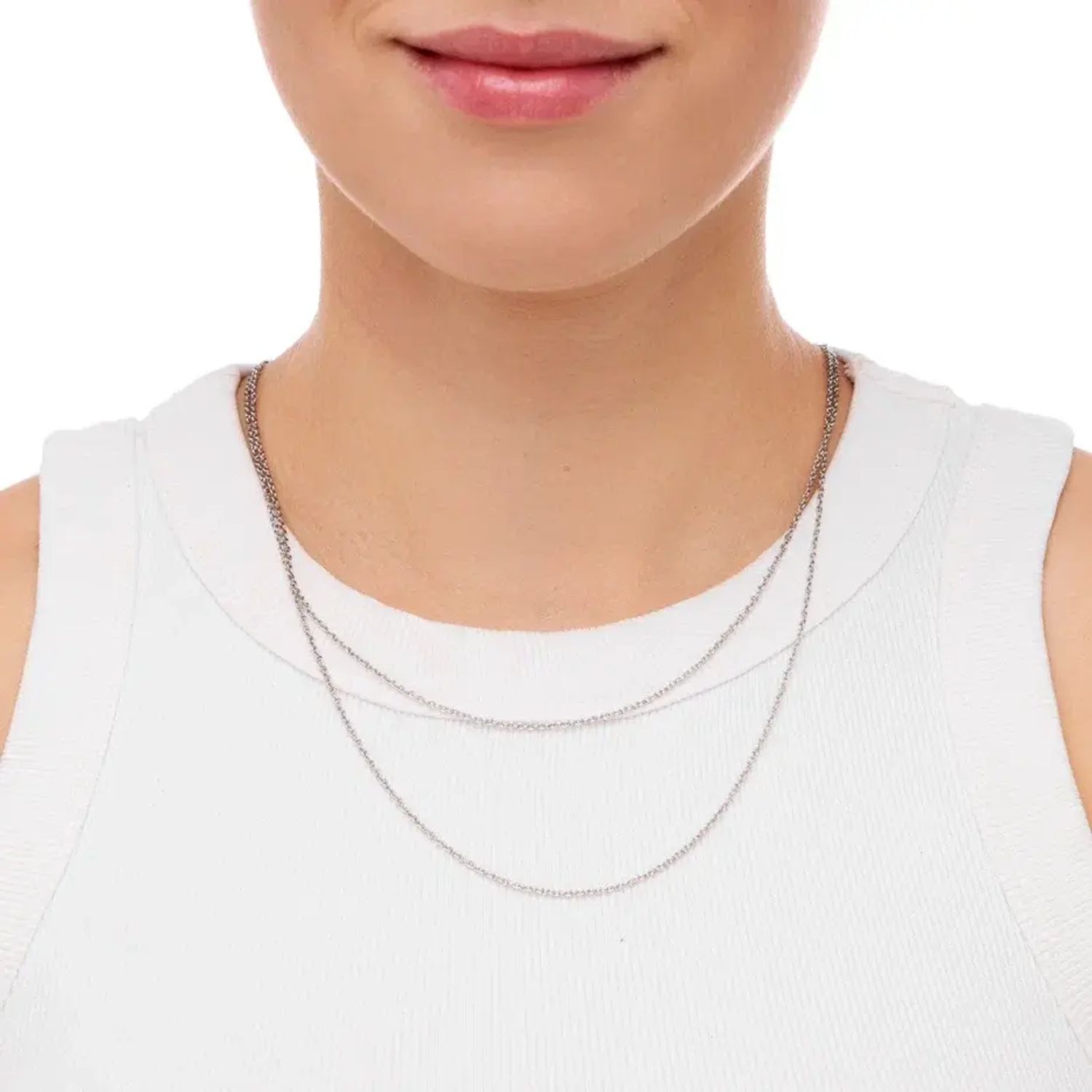 Колье Multilayered Chain - Silver