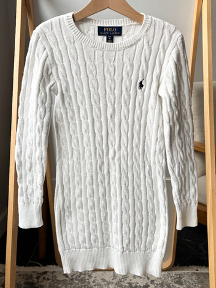 Хлопковое платье-свитер Polo Ralph Lauren , 128