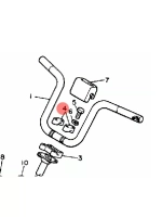 Кронштейн держателя руля 1E6 234 410 000