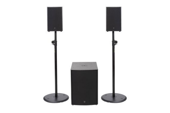 DS Proaudio ANT M815 Активный акустический комплект 1600 Вт, состоящий из двух 8” сателлитов MCX 8 и одного сабвуфера 15”. встроенный DSP (x-over, delay, PEQ x9, limiter). Стойки/кронштейны в комплект не входят.
