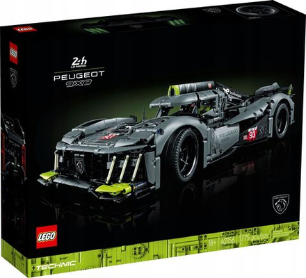 Конструктор LEGO Technic Гибридный гиперкар PEUGEOT 9X8 24H Le Mans 42156