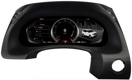 Электронная панель приборов Nissan Patrol Y62 2010-2015- Carmedia NH-LCD-N01 с сенсорным LCD / ЖК 12.3" экраном QLED