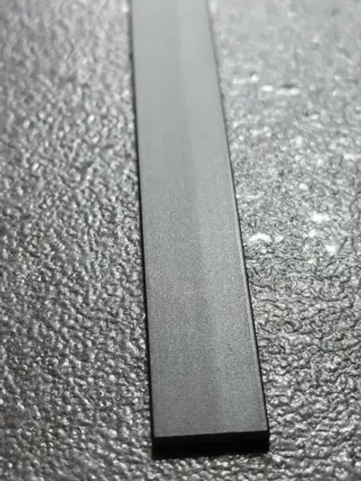 Полоса алюминиевая декоративная 10х1.5мм 2.7м Чёрный матовый