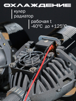 Bi LED линзы 2.5 дюйма STATLIGHT A-four 5000K 2.5" 12V (комплект 2 би лед линзы)