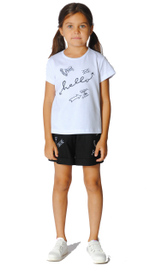 Футболка трикотажная для девочки 7-9 года Fleur de Vie