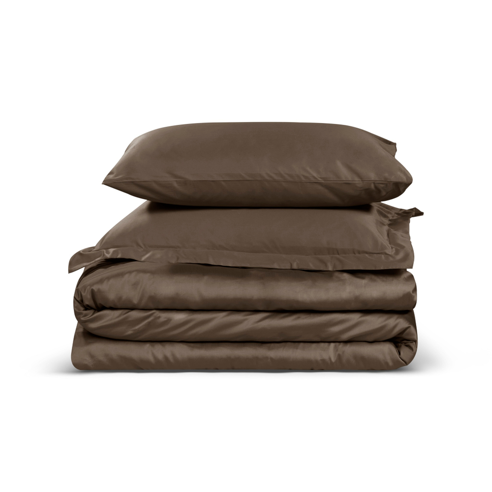 Наволочка 50x70 Hamam Atlas серовато-коричневая