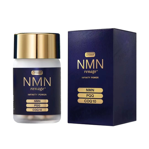 NMN renage NMN/PQQ/CQ10 Омолаживающий комплекс для поддержки энергии и когнитивных функций 60 капсул на 30 дней