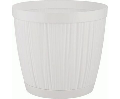 Горшок для цветов InGreen Barcelona белый 9,6л