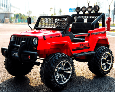Электромобиль детский "JEEP 4WD",12V,красный
