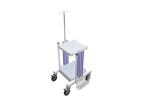 Стойка медицинская приборная Фармация УМТ2-13 (корзина, штатив)