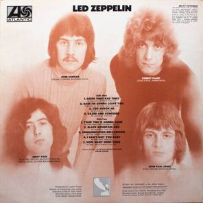 Led Zeppelin / Led Zeppelin I (Turquoise lettering)(LP)