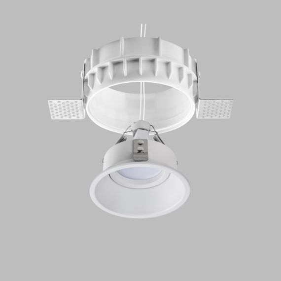 Комплект из светильника и рамки Lightstar Domino Round (214610+214606) G214606