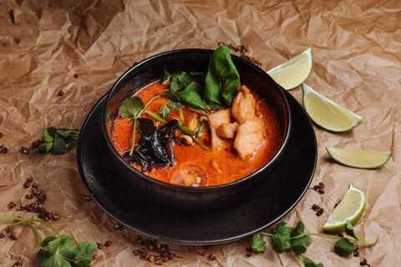 Том-ям с креветкой