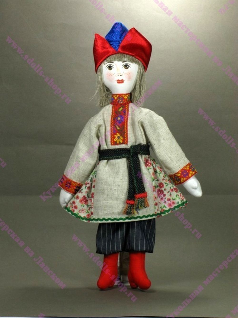Текстильная кукла Крестьянский мальчик