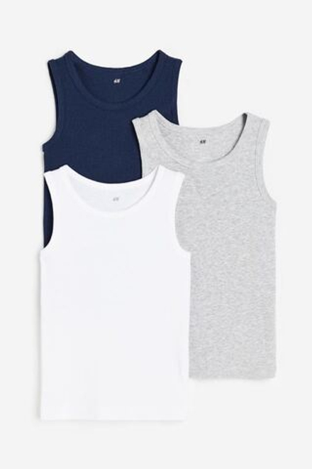H&M Комплект из 3-х маек, синий