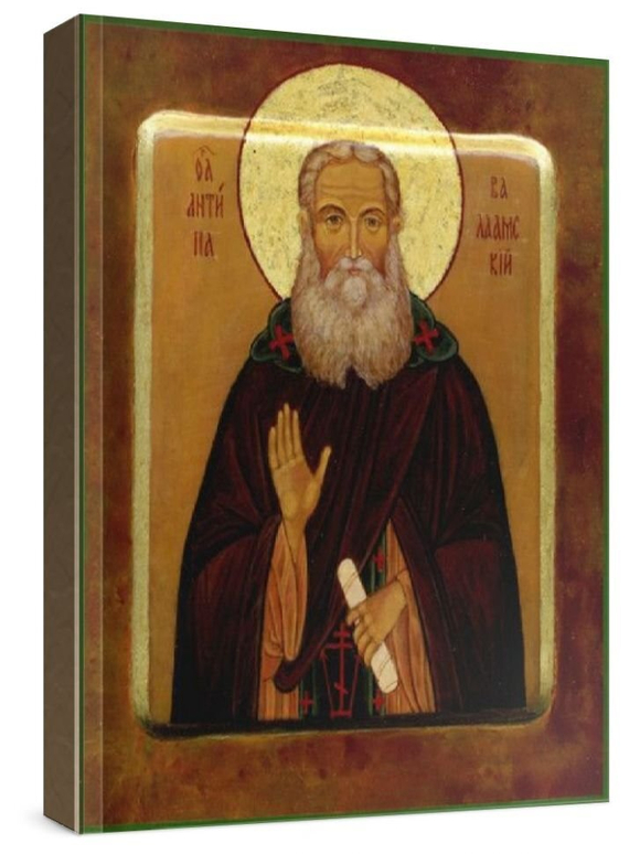 Антипа Валаамский (рукописная икона)