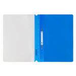 Папки скоросшиватели А4, набор 25 штук, MC-Basir, Пластиковая канцелярская папка для хранения документов с прозрачным верхом, толщина 0,11 мм, размер 309*230 мм