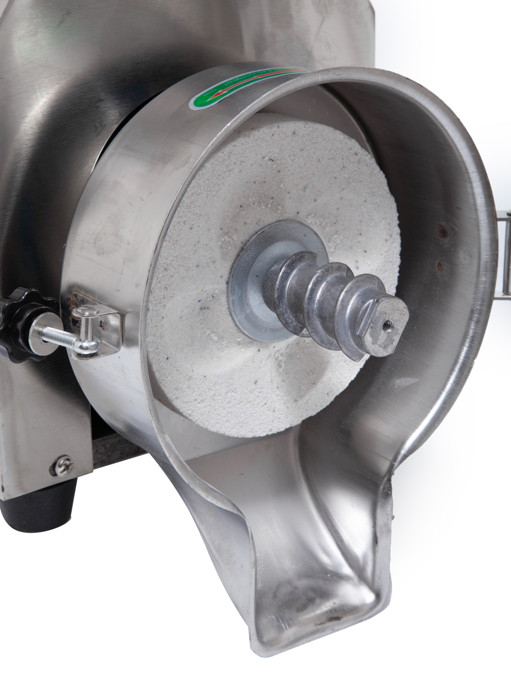 Жерновая мукомолка AKITAJP 6SM-140D (2200 Вт): промышленная зерновая электрическая мини мельница для помола муки из зерна, урбеча, кофе и орехов