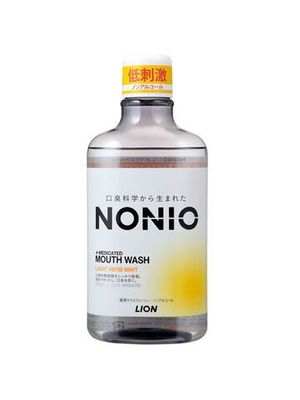 LION Nonio Ополаскиватель для полости рта с длител. освеж. эффектом легкий мятный вкус, 600 мл.