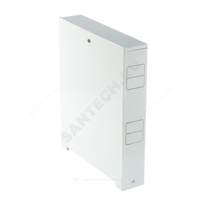 Шкаф коллекторный наружный сталь ШРН-2 550х118х652-715мм RAL 9016 (Белый) Wester 0-32-1020