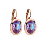 Серьги Qudo Tivola Burgundy Delite 303179 R/RG