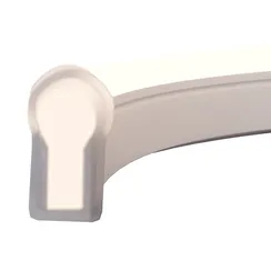 Гибкий неон 25х13 220В 8Вт/м 3000K IP65 50м Led Strip 201230