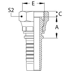 Фитинг DN 20 BSP (Г) 3/4
