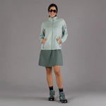 Толстовка флисовая CMP Women's Fleece Knit Tech 3H14746 Jacket, артикул 3H14746, цвет JADE-BIANCO (07ER)