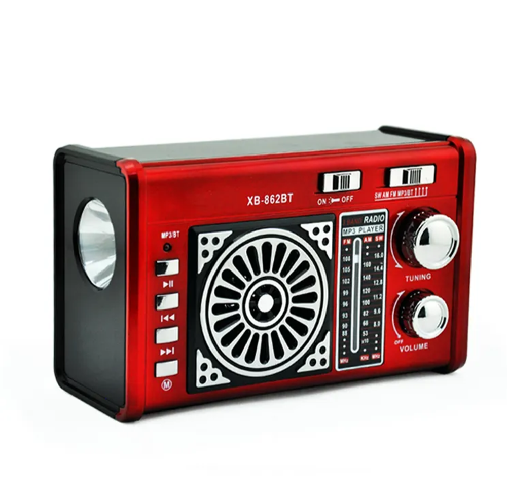 Радиоприемник с MP3 плеером и Bluetooth Waxiba XB-862BT