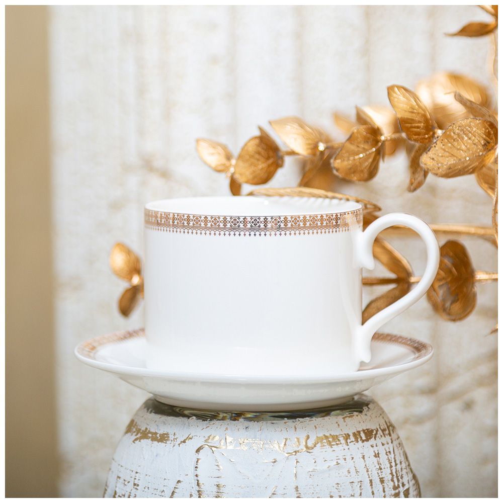 ЧАЙНЫЙ СЕРВИЗ LEFARD "CROWN" НА 6 ПЕР. 14 ПР. 1000/350/300 МЛ ЗОЛОТОЙ (КОР=4НАБ.)