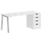 Home Office Стол письменный VR.SP-3-178.4.A Белый Бриллиант/Металл Серый 1780*720*750