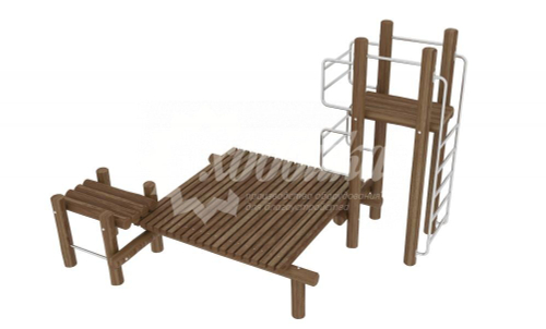 Игровой комплекс HARDWOOD «Рафт»